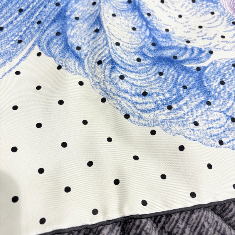 Hermes 華麗輕羽 PLUMETS ET PANACHES El 90*90絲巾-16