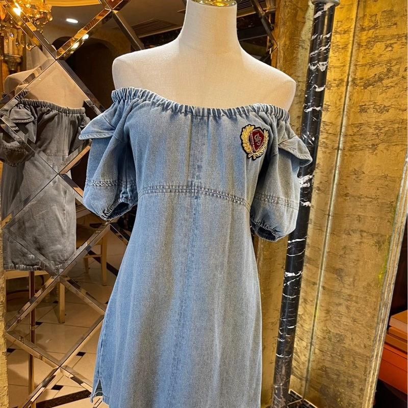 Dg牛仔連衣裙40碼-2