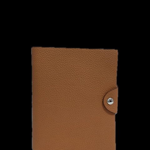 Hermès Ulysse PM 筆記本封套 Gold Togo｜Palladium Clou de Selle｜全新完整盒裝