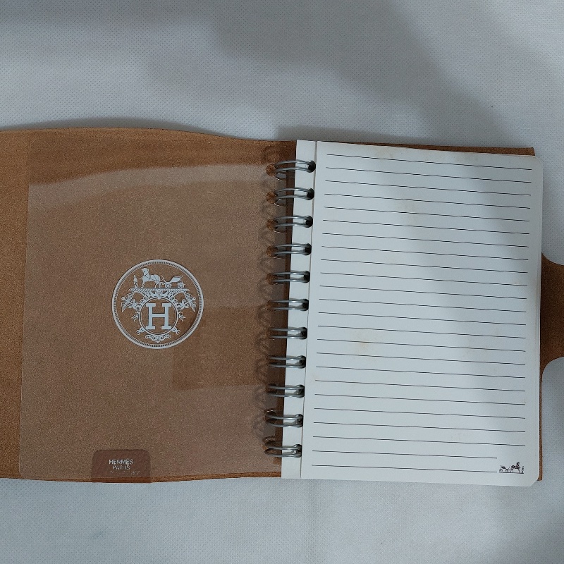 Hermès Ulysse PM 筆記本封套 Gold Togo|Palladium Clou de Selle|全新完整盒裝-8