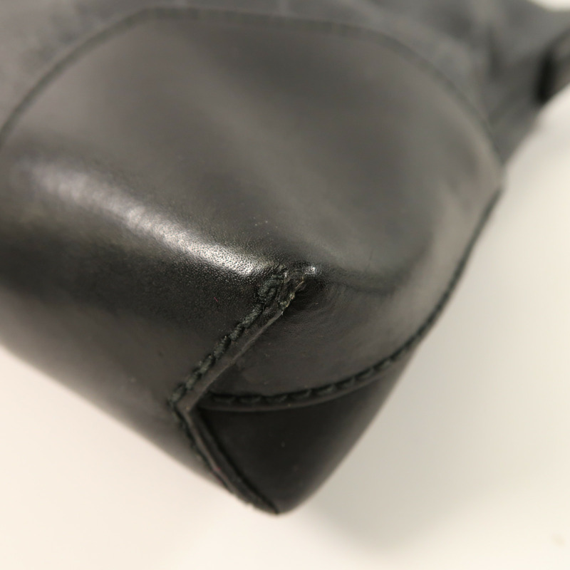 GUCCI 塗層帆布Messenger Bag銀扣肩背袋-8