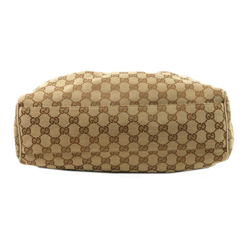 GUCCI 帆布Shoulder Bag金扣肩背袋-3