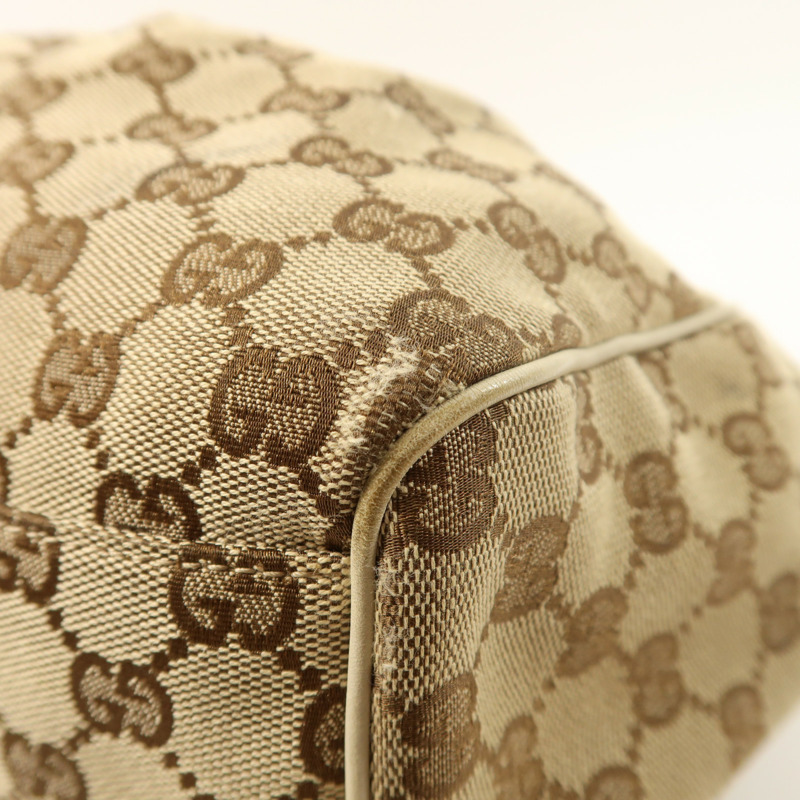 GUCCI 帆布Shoulder Bag金扣肩背袋-8