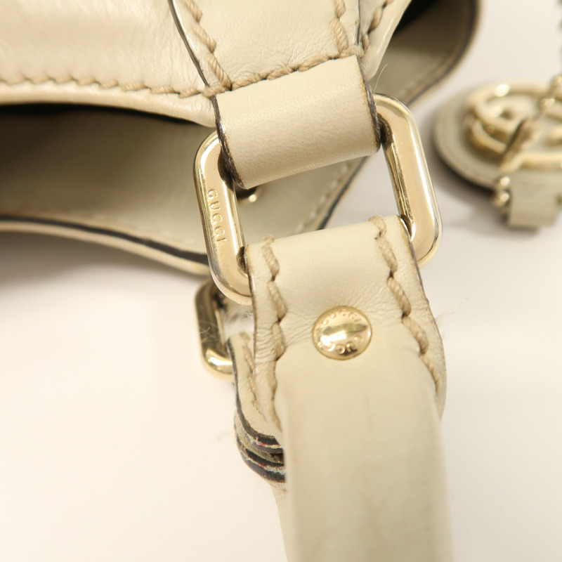 GUCCI 帆布Shoulder Bag金扣肩背袋-13