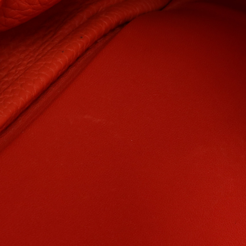 HERMES Clemence皮革Lindy 30銀扣手挽肩背兩用袋Rose Jaipur-15