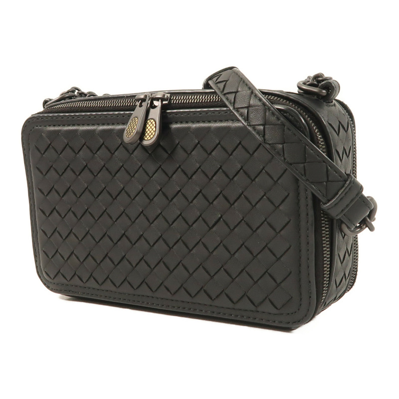 BOTTEGA VENETA 羊皮皮革Chain Shoulder鏈帶肩背袋-2