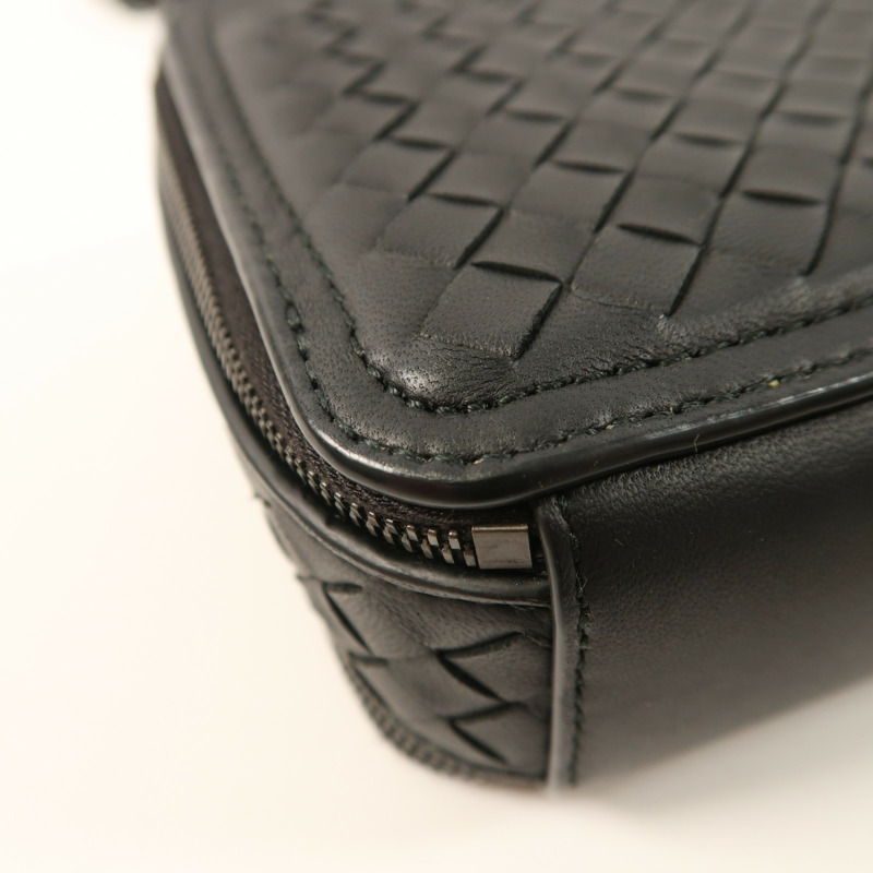 BOTTEGA VENETA 羊皮皮革Chain Shoulder鏈帶肩背袋-11