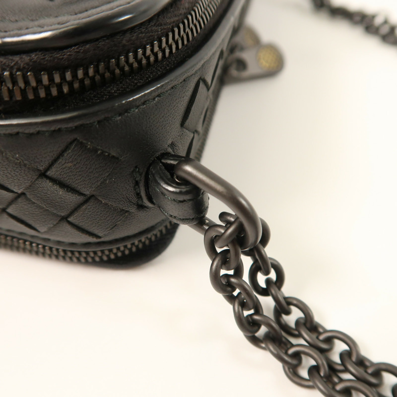 BOTTEGA VENETA 羊皮皮革Chain Shoulder鏈帶肩背袋-15