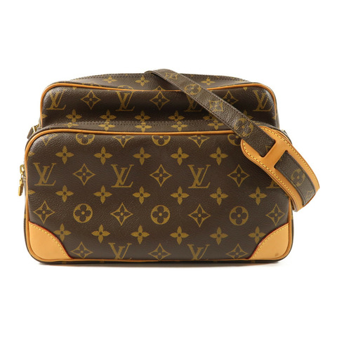 LOUIS VUITTON Monogram Nile金扣肩背袋