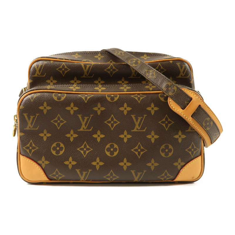 LOUIS VUITTON Monogram Nile金扣肩背袋-0