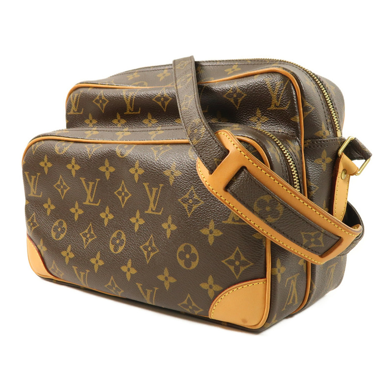LOUIS VUITTON Monogram Nile金扣肩背袋-2