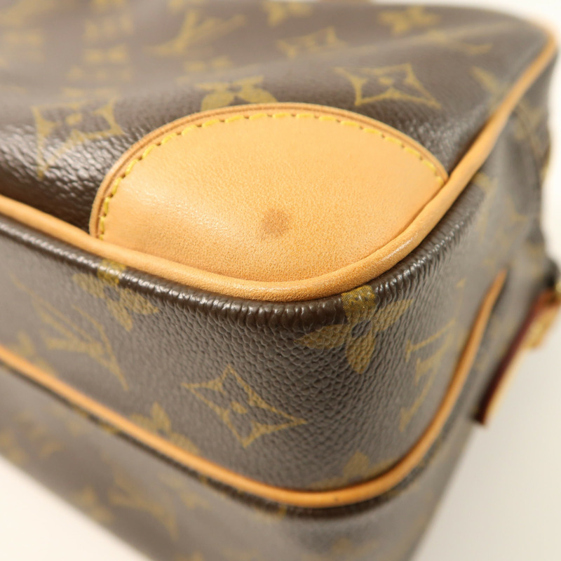 LOUIS VUITTON Monogram Nile金扣肩背袋-9