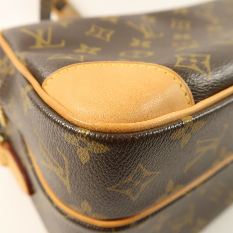 LOUIS VUITTON Monogram Nile金扣肩背袋-10