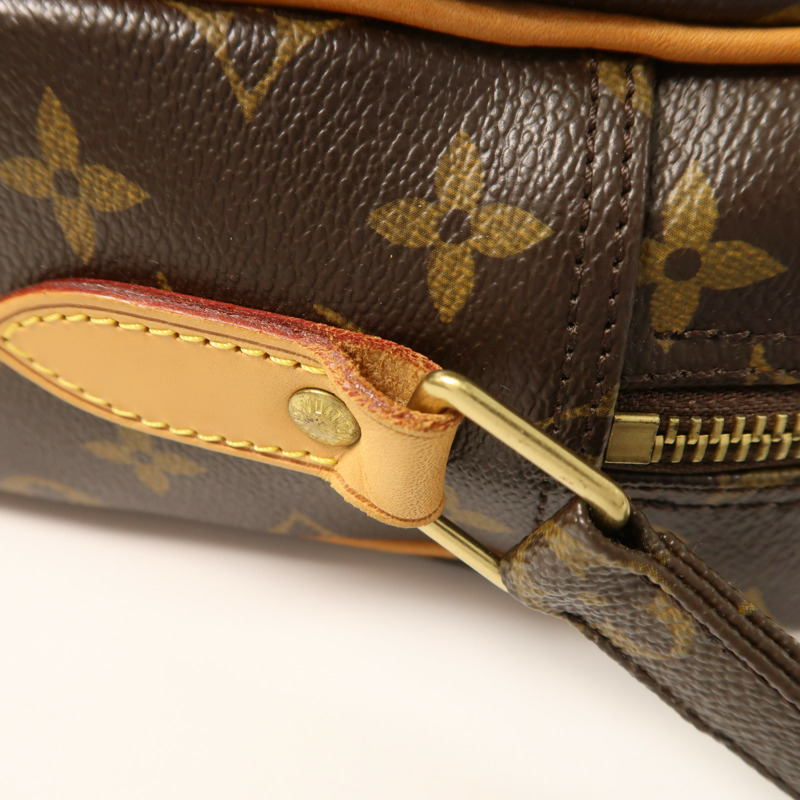 LOUIS VUITTON Monogram Nile金扣肩背袋-19