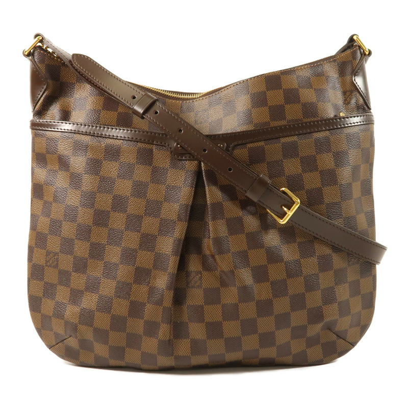 LOUIS VUITTON Damier Bloomsbury GM金扣肩背袋-0