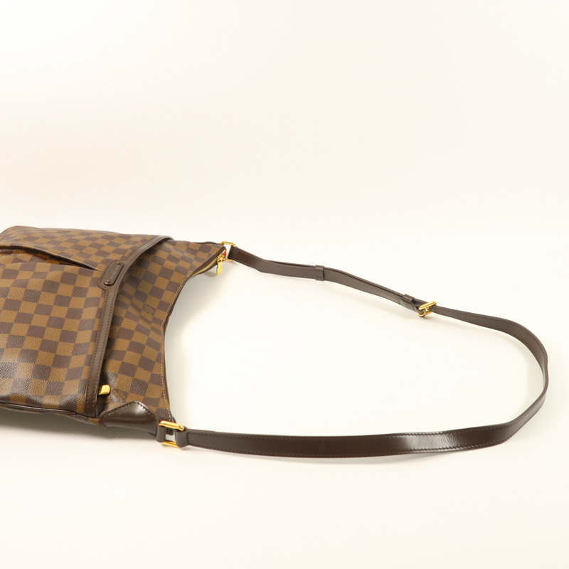 LOUIS VUITTON Damier Bloomsbury GM金扣肩背袋-7
