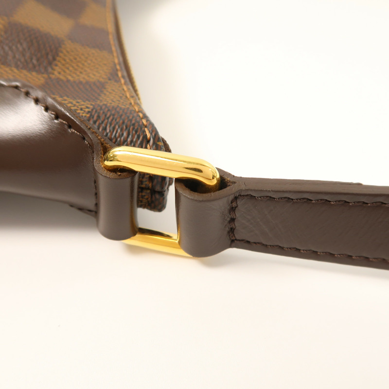 LOUIS VUITTON Damier Bloomsbury GM金扣肩背袋-13