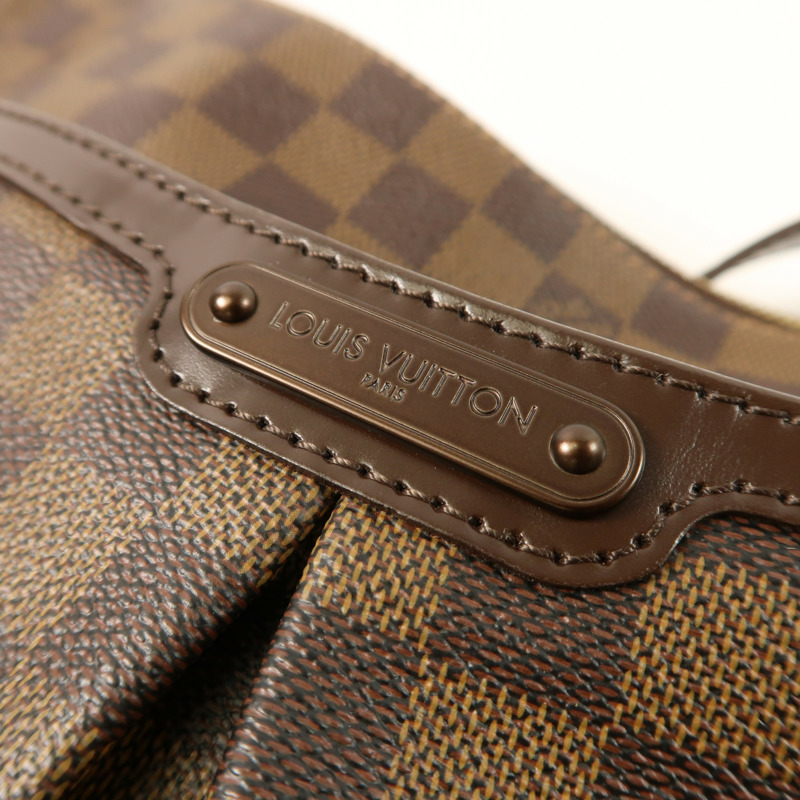 LOUIS VUITTON Damier Bloomsbury GM金扣肩背袋-15