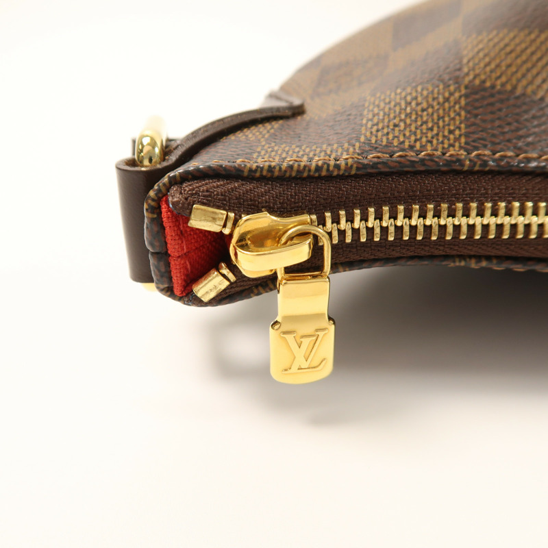 LOUIS VUITTON Damier Bloomsbury GM金扣肩背袋-17
