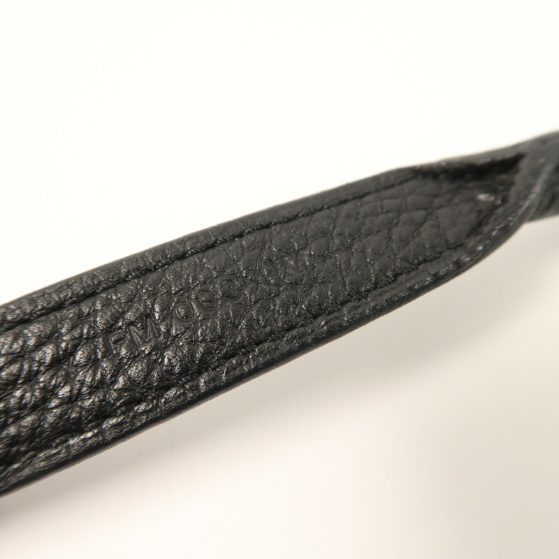 HERMES Clemence皮革Silk City銀扣肩背袋-6