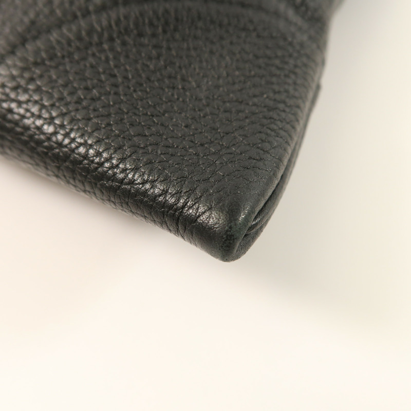 HERMES Clemence皮革Silk City銀扣肩背袋-8