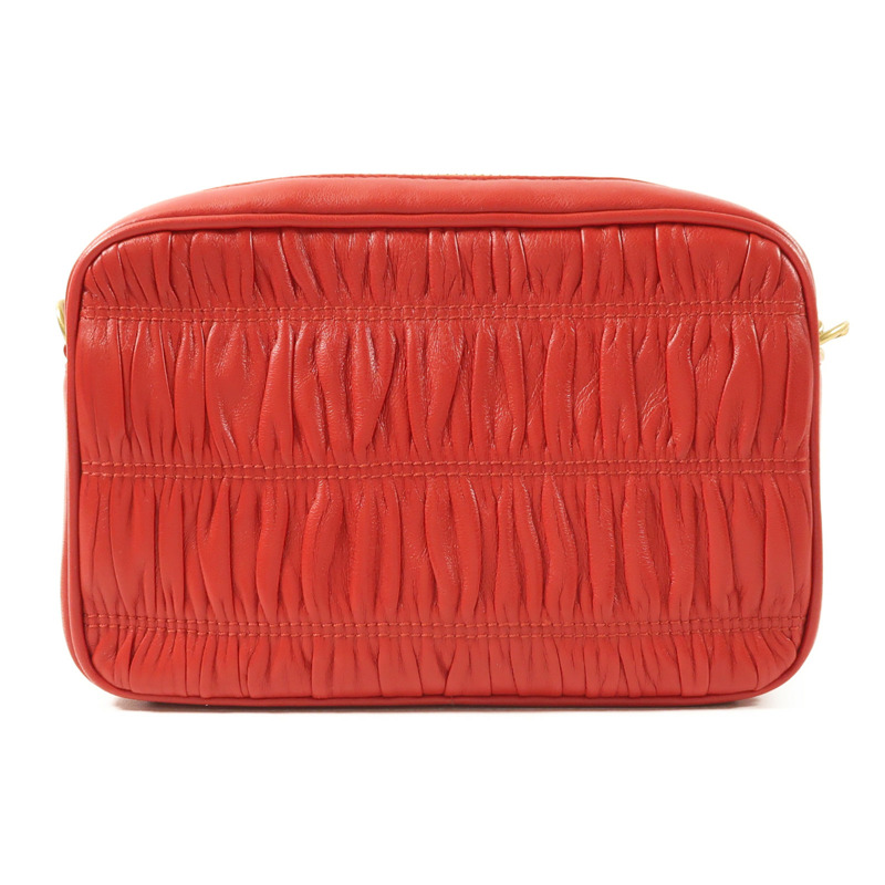 PRADA 羊皮皮革Shoulder Bag金扣肩背袋-1