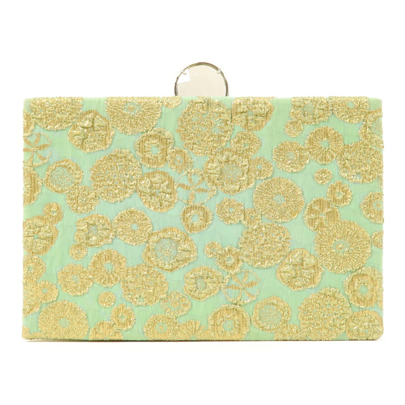 Miu Miu Broccato Lurex Chain Shoulder銀扣鏈帶肩背袋-1