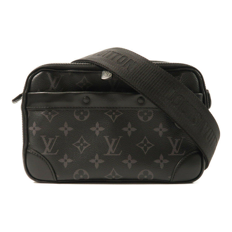 LOUIS VUITTON Monogram Eclipse Alpha Messenger肩背袋-0