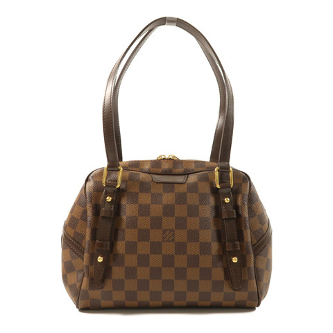 LOUIS VUITTON Damier Rivington PM金扣肩背袋
