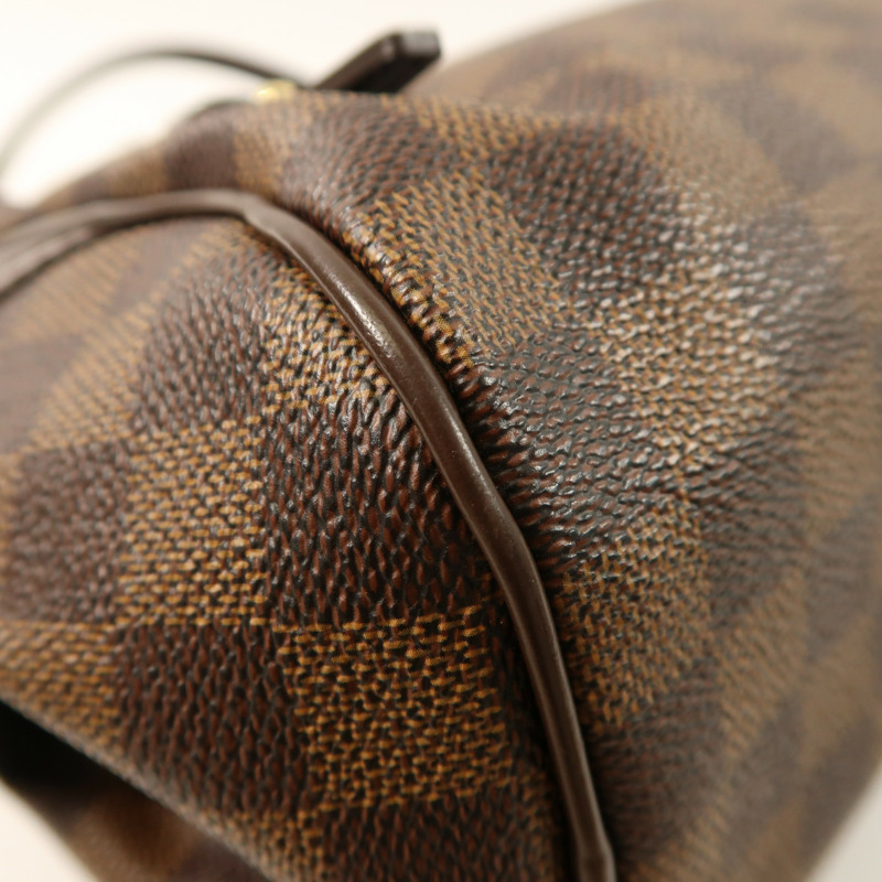 LOUIS VUITTON Damier Rivington PM金扣肩背袋-13