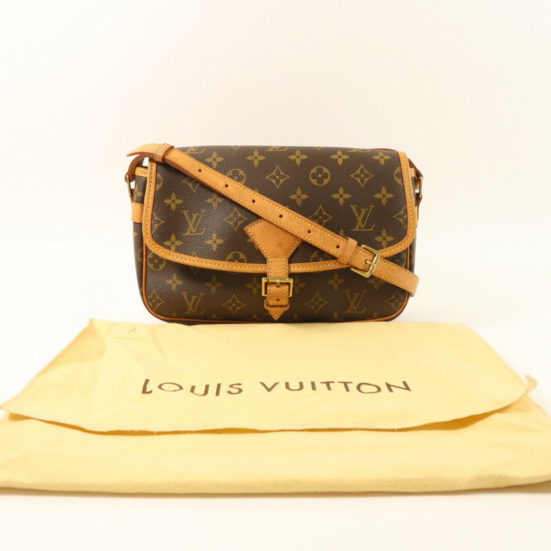 LOUIS VUITTON Monogram Sologne金扣肩背袋-9