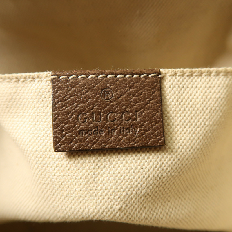 GUCCI 塗層帆布Neo Vintage GG Supreme Backpack金扣肩背袋/背包-5