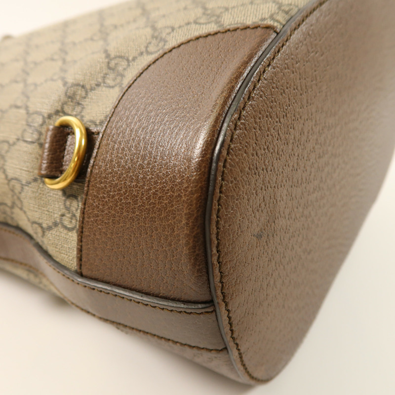 GUCCI 塗層帆布Neo Vintage GG Supreme Backpack金扣肩背袋/背包-13