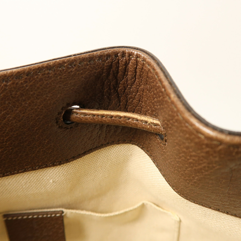 GUCCI 塗層帆布Neo Vintage GG Supreme Backpack金扣肩背袋/背包-15