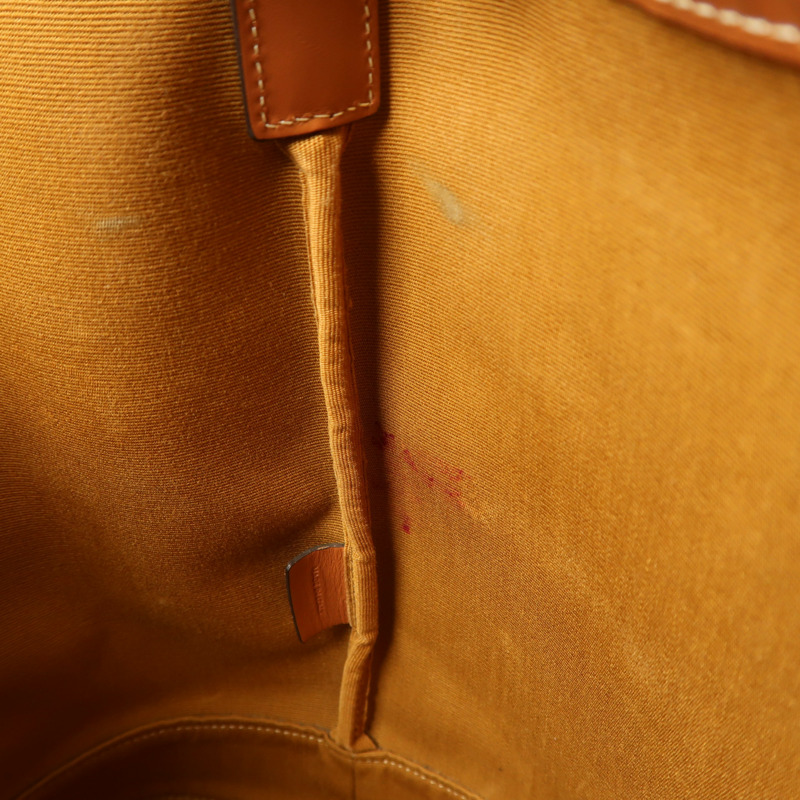 CELINE 塗層帆布Medium Bucket In Triomphe金扣肩背袋-17