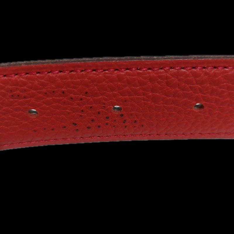 🔥 Hermès 32mm 雙面 H 皮帶 Black / Rouge Pivoine|銀扣|Size 80|全新完整盒裝-12