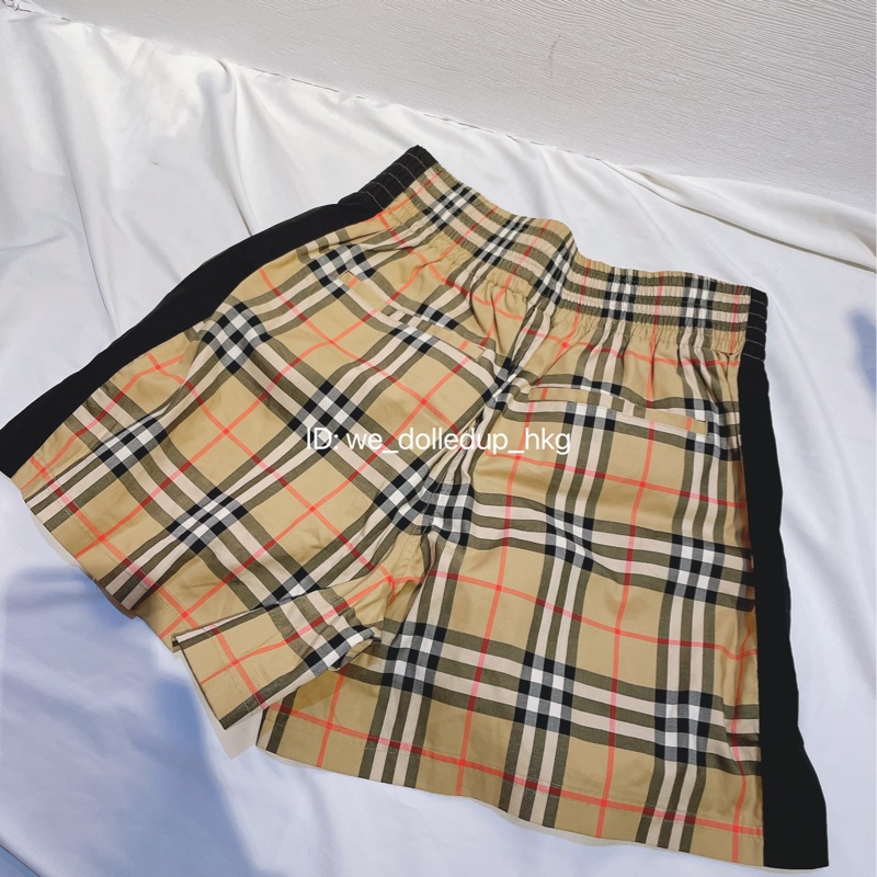 BURBERRY 經典格仔短褲 UK4-2