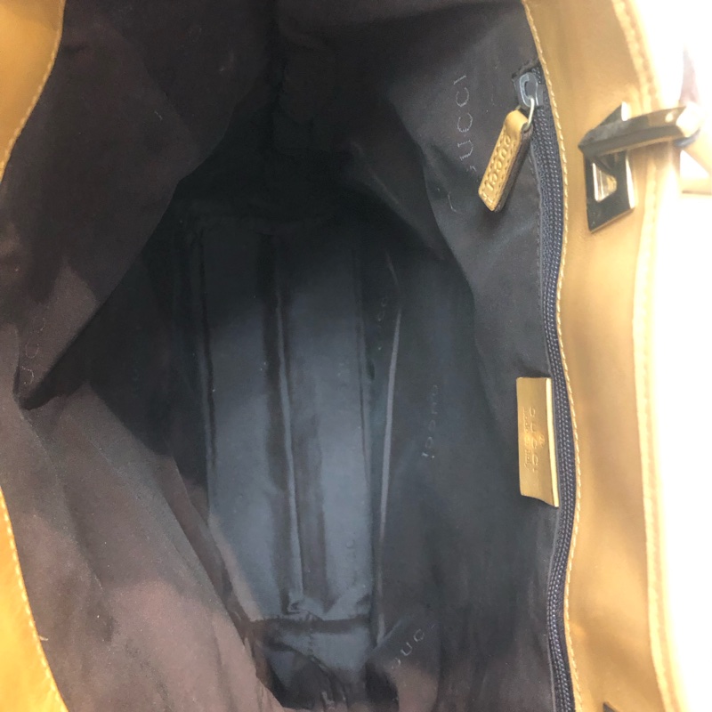 Gucci 米色Tote 奶茶帶 XC120-19