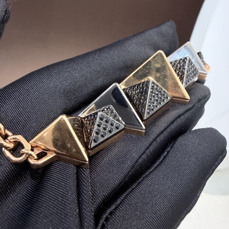 LV 三色金字塔鉚釘手鏈 LN002-10