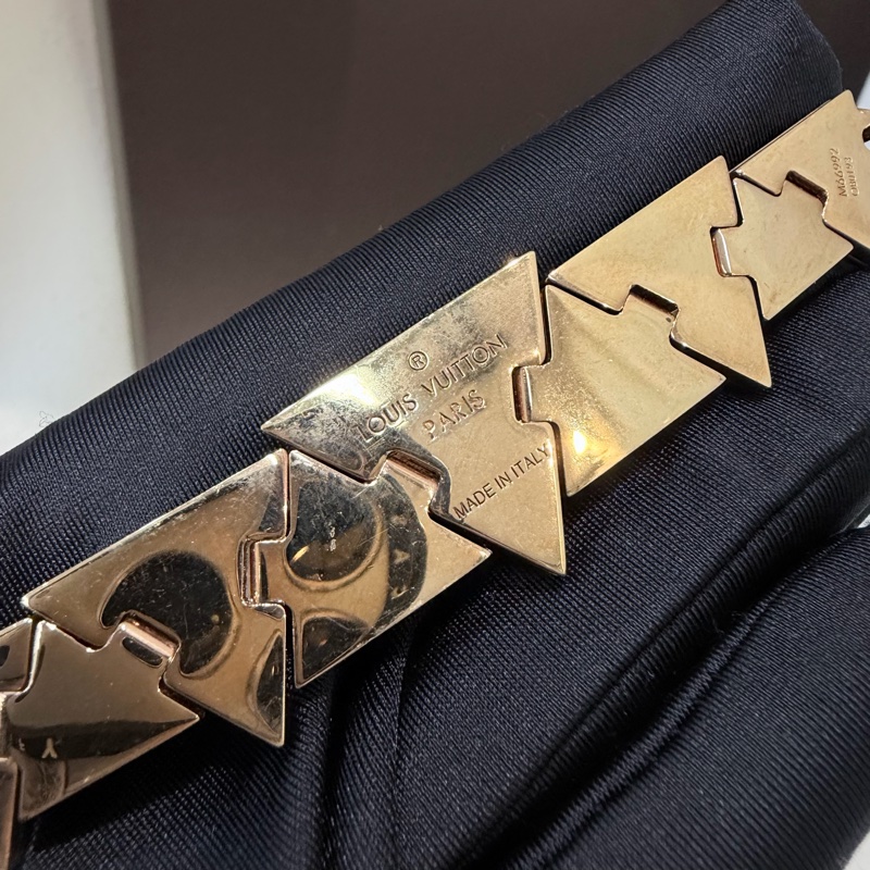 LV 三色金字塔鉚釘手鏈 LN002-13