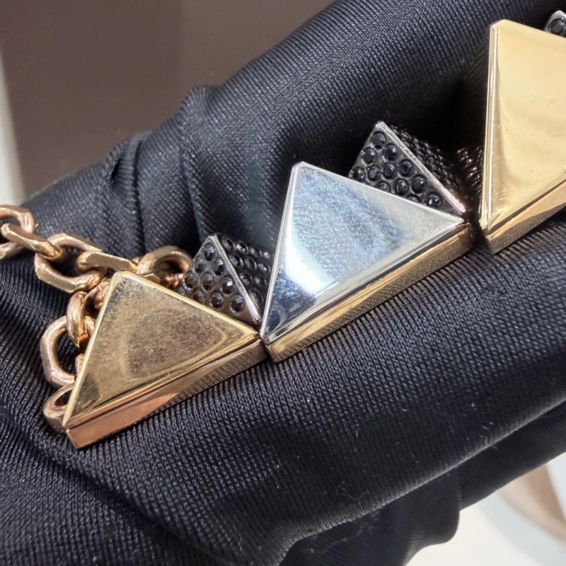 LV 三色金字塔鉚釘手鏈 LN002-19