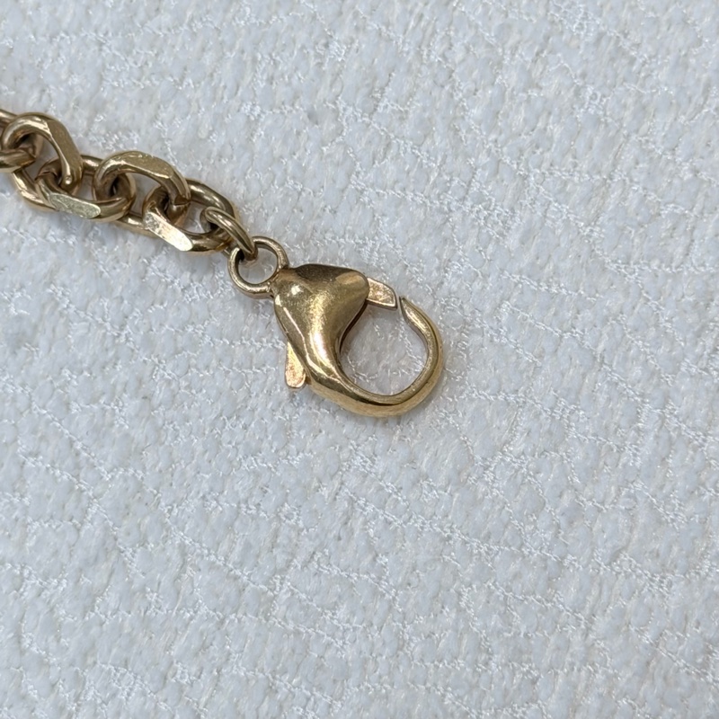 LV 三色金字塔鉚釘項鏈 LN001-22