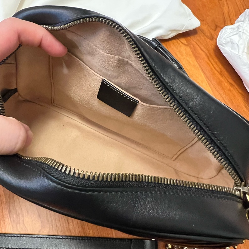 Gucci marmont 黑色相機包-3