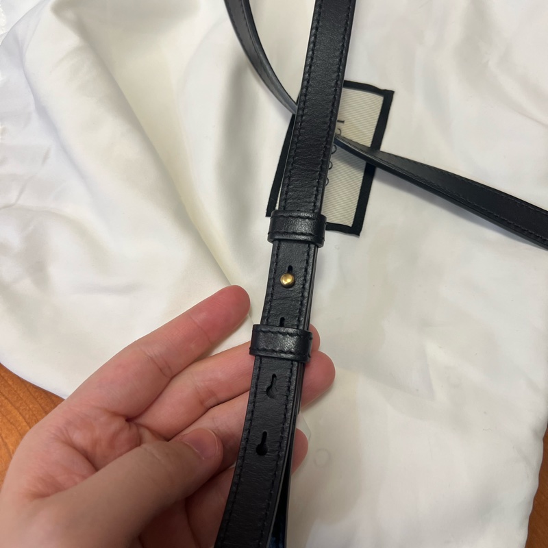 Gucci marmont 黑色相機包-16