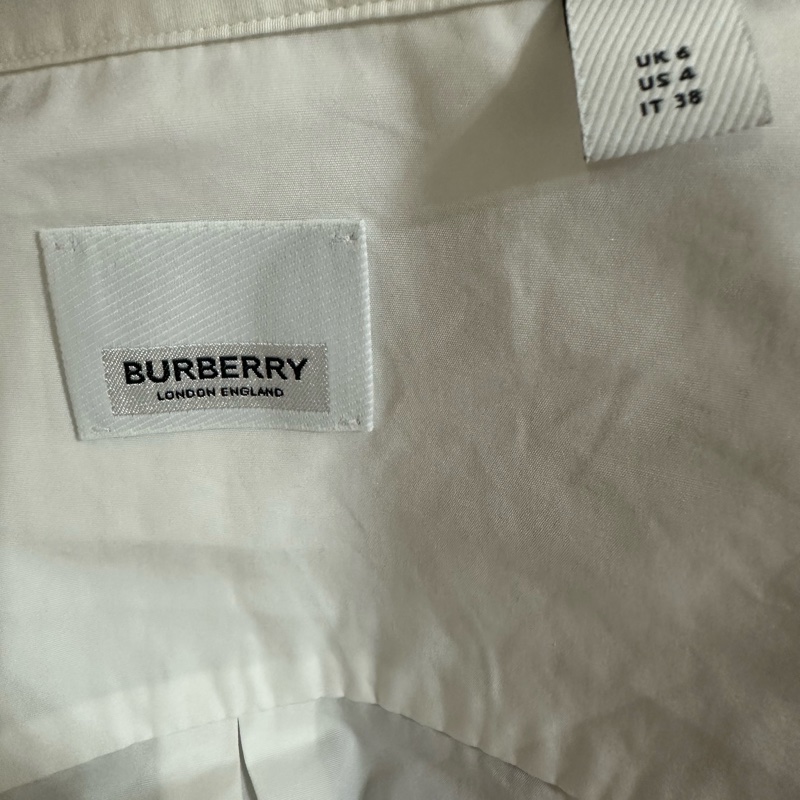 二手BURBERRY白襯衫洋裝-7