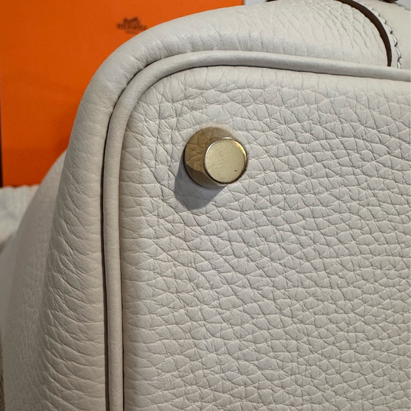 Hermes Picotin 18 M4奶灰色 金扣 W刻 TC 全新菜籃-20