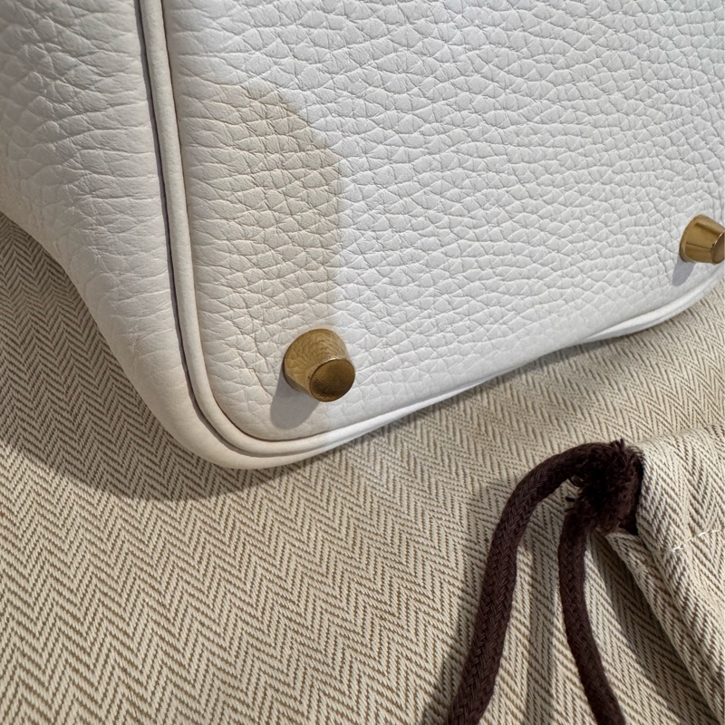 Hermes Picotin 18 M4奶灰色 金扣 W刻 TC 全新菜籃-22
