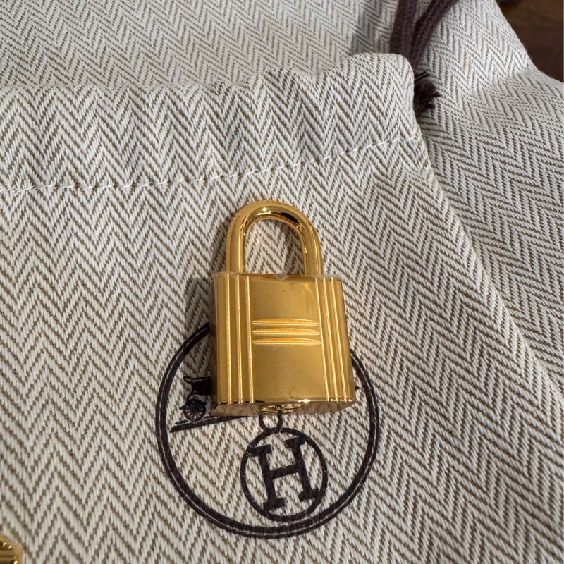 Hermes Picotin 18 M4奶灰色 金扣 W刻 TC 全新菜籃-24