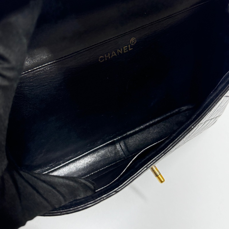 【雙面CF超稀有】 Chanel CF30 Jumbo 黑金羊皮 （專櫃396,500）-15