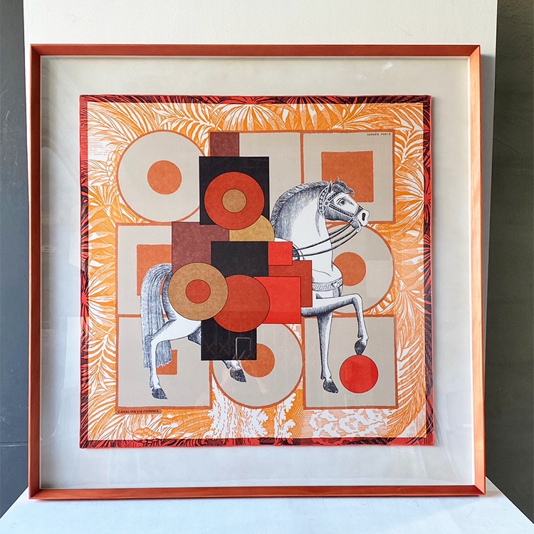 Hermes 形狀騎士 Cavalier en Formes scarf 90*90絲巾-0
